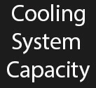 Find vehicle cooling system capacity