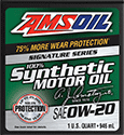 Amsoil synthetic gas engine motor oil