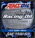 synthetic amsoil  racing motor oil