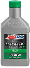 0W20 amsoil synthetic euro motor oil BMW and Porsche