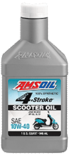 SAE 10W-40 amsoil synthetic motorcycle oil
