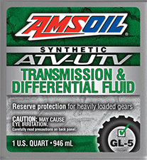 amsoil atv utc transmission and differential fluid
