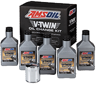 Harley oil change kit 5 qts chrome filter amsoil
