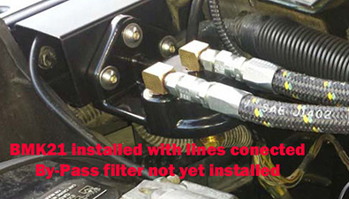 dodge cummins 6.7 bypass oil filter kit installed